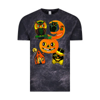 Cloud Black Vintage Halloween Vintage Tee - minhPixels