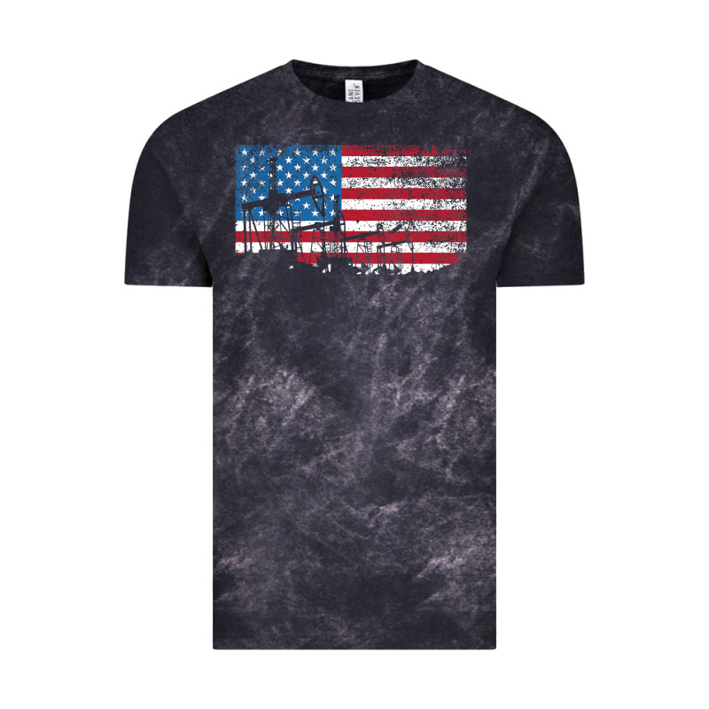 Oil Rig Worker Roughnecks Oilfield Man Gift American Vintage Tee by minhPixels | Teevron