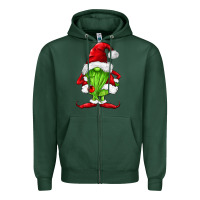 Sports Green green christmas gnomes Zipper Hoodie - FaDigitalArtStudio