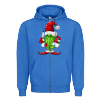 True Royal green christmas gnomes Zipper Hoodie - FaDigitalArtStudio