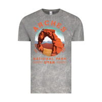 Cloud Rock Cool Arches National Park Utah Vintage Tee - minhPixels