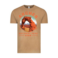Vintage Camel Cool Arches National Park Utah Vintage Tee - minhPixels