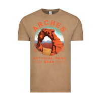Cool Arches National Park Utah Vintage Tee | Teevron