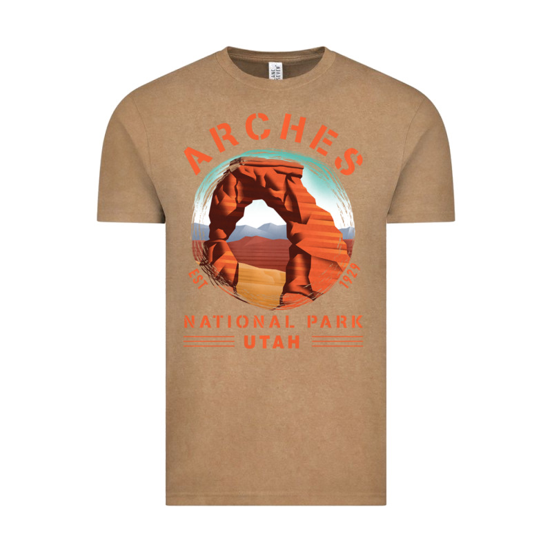 Cool Arches National Park Utah Vintage Tee by minhPixels | Teevron