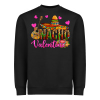 Black nacho valentine Heavyweight Sweatshirt - OliviaCreatesArt