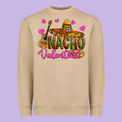 Nacho Valentine Heavyweight Sweatshirt Designed By Oliviacreatesart