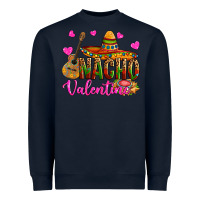 Navy nacho valentine Heavyweight Sweatshirt - OliviaCreatesArt