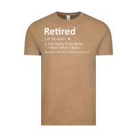 Vintage Coffee Retired Definition Not My Problem Anymore Funny Retirement Vintage Tee - minhPixels
