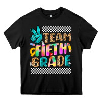 Black team fifth grade Heavy Core Tee - NancyCooperArtShop