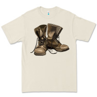 Bone soldier veteran boots Premium Tee - MaliasSmallBusiness