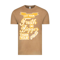 Let Your Faith Be Bigger Than Your Fear Vintage Tee | Teevron