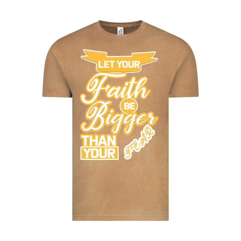 Let Your Faith Be Bigger Than Your Fear Vintage Tee by Bettercallsaul | Teevron
