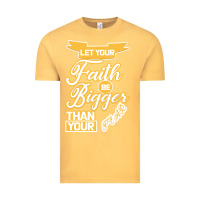Vintage Mustard Let Your Faith Be Bigger Than Your Fear Vintage Tee - Bettercallsaul