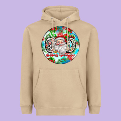 With God All Things Are Possible Heavyweight Hoodie Designed By Cowhidedigitalart