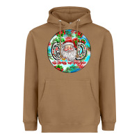 Toasted Coconut With god all things are possible Heavyweight Hoodie - CowhideDigitalArt
