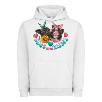 Pigment Lunar Rock hogs and kisses pigs Urban Hoodie - Artiststas
