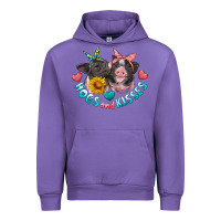 Tulip hogs and kisses pigs Urban Hoodie - Artiststas