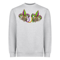 Skeleton Hands Mardi Gras Heavyweight Sweatshirt | Teevron