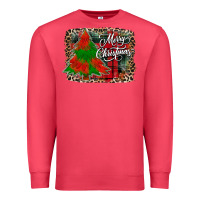 Cardinal merry Christmas trees Premium Sweatshirt - CowhideDigitalArt
