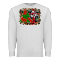 Dove Grey merry Christmas trees Premium Sweatshirt - CowhideDigitalArt