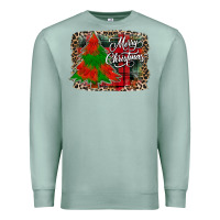 Seafoam merry Christmas trees Premium Sweatshirt - CowhideDigitalArt