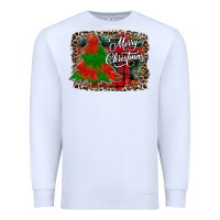 White merry Christmas trees Premium Sweatshirt - CowhideDigitalArt