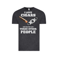 Vintage Black Funny Cigar Accessories Gift Set Cigar Lover Smokers Party Vintage Tee - minhPixels