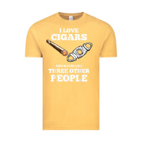 Vintage Mustard Funny Cigar Accessories Gift Set Cigar Lover Smokers Party Vintage Tee - minhPixels