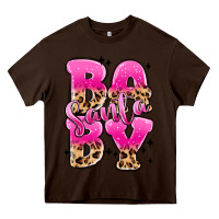 Chocolate Brown santa baby Heavy Core Tee - MaliasSmallBusiness