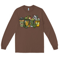 Chestnut Army coffee cups 4th of july Long Sleeve Tee - HowdyJamesFarm