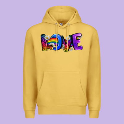 Western Love Lgbtq+ Premium Hoodie Designed By Bundleandbundleshop