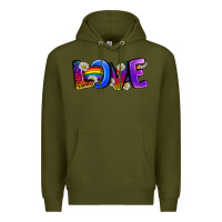 Army Green Western Love LGBTQ+ Premium Hoodie - BundleAndBundleShop