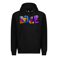 Black Western Love LGBTQ+ Premium Hoodie - BundleAndBundleShop