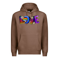 Chestnut Western Love LGBTQ+ Premium Hoodie - BundleAndBundleShop