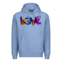 Colony Blue Western Love LGBTQ+ Premium Hoodie - BundleAndBundleShop
