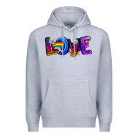 Heather Grey Western Love LGBTQ+ Premium Hoodie - BundleAndBundleShop