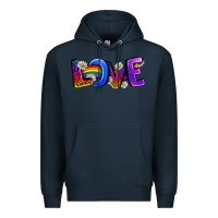 Navy Western Love LGBTQ+ Premium Hoodie - BundleAndBundleShop