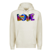 Oatmeal Heather Western Love LGBTQ+ Premium Hoodie - BundleAndBundleShop