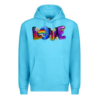 Ocean Blue Western Love LGBTQ+ Premium Hoodie - BundleAndBundleShop