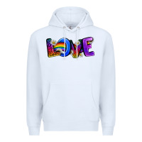 White Western Love LGBTQ+ Premium Hoodie - BundleAndBundleShop