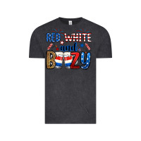 Vintage Black red white and boozy Vintage Tee - RanaPortraitStore