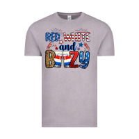 Vintage Zinc red white and boozy Vintage Tee - RanaPortraitStore