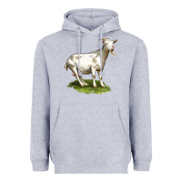 Heather Grey cashmere goat Heavyweight Hoodie - LillyAllenDesigns