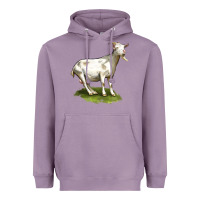 Lavender cashmere goat Heavyweight Hoodie - LillyAllenDesigns