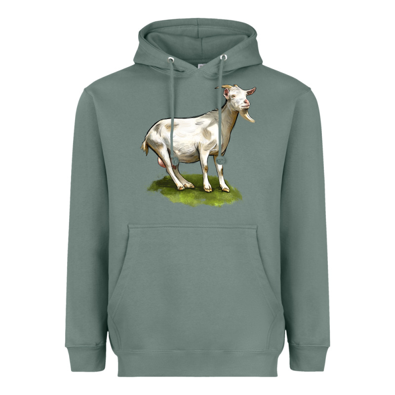 Cashmere Goat Heavyweight Hoodie by LillyAllenDesigns | Teevron