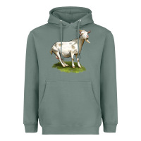 Sage cashmere goat Heavyweight Hoodie - LillyAllenDesigns