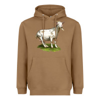 Toasted Coconut cashmere goat Heavyweight Hoodie - LillyAllenDesigns