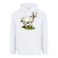 White cashmere goat Heavyweight Hoodie - LillyAllenDesigns