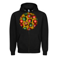 Black christmas Zipper Hoodie - BundleAndBundleShop