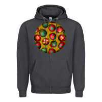 Smoke christmas Zipper Hoodie - BundleAndBundleShop